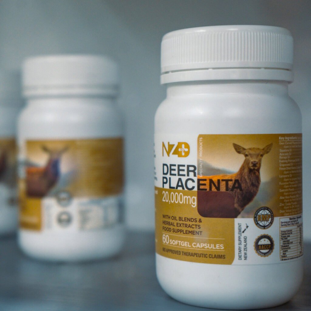 nzplus deer placenta bottle